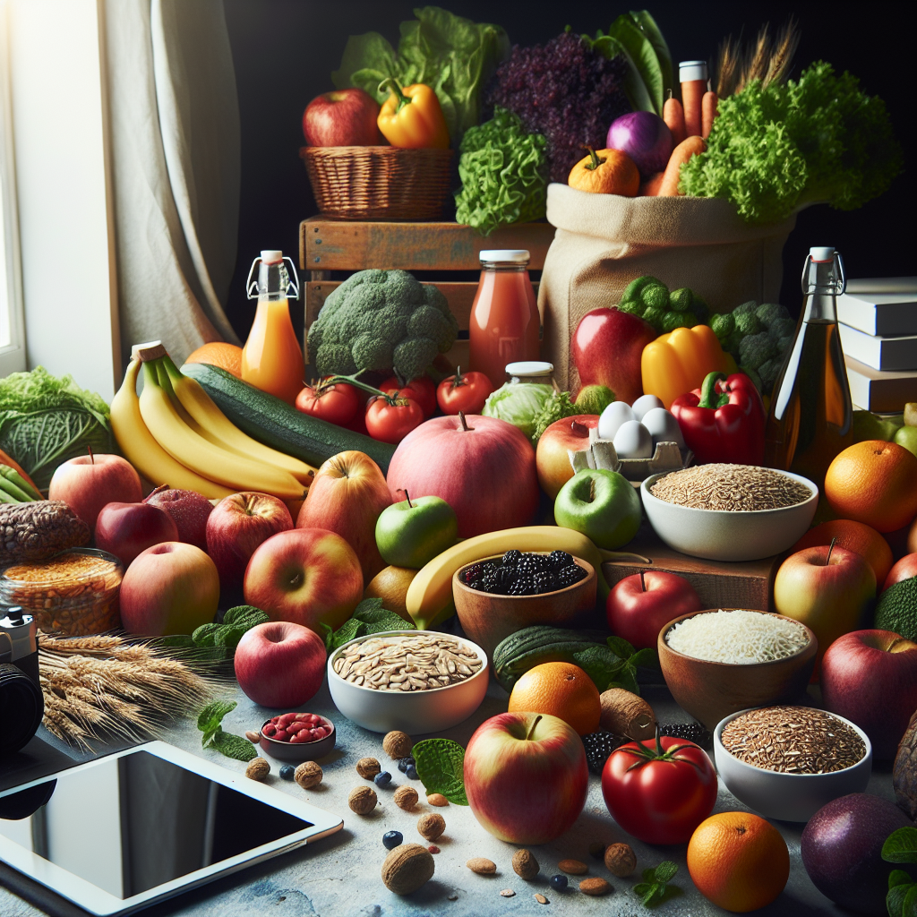 healthy grocery shopping